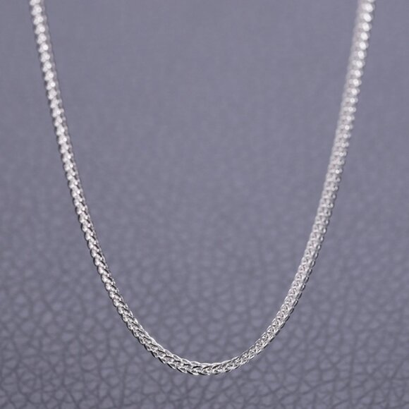 925 Sterling Silver Accessories - S925 Sterling Silver Chopin Chain